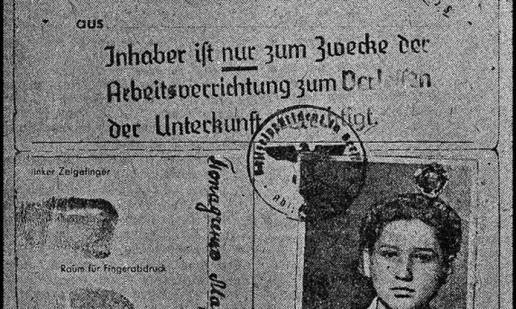 Маруся попадченко - карточка раба в фашистской германии